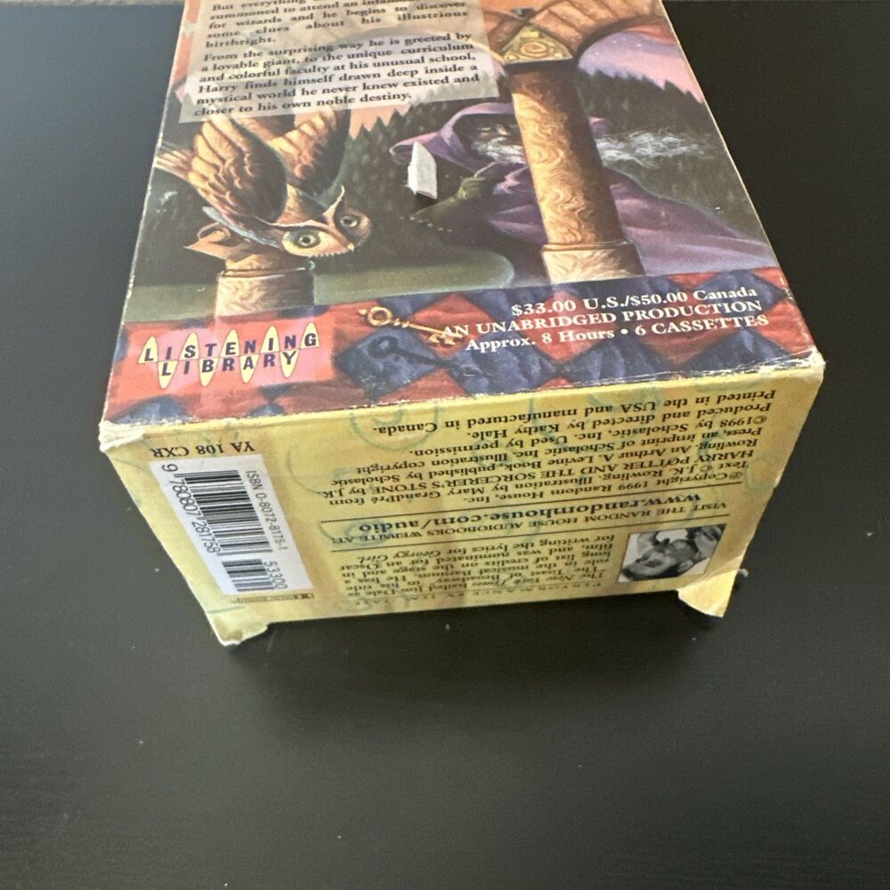 Harry Potter and the Sorcerer's Stone by J. K. Rowling (1999, Audio, Other) - Picture 5 of 8